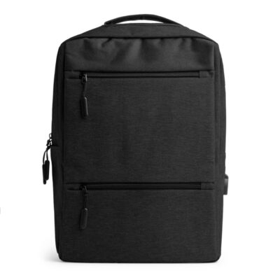 Τσάντα πλάτης με θύρα-USB Μαύρο Narvik Stamina MO7177-02