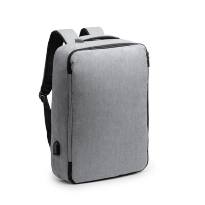 Τσάντα με USB Γκρί Volpex Stamina MO1155-47