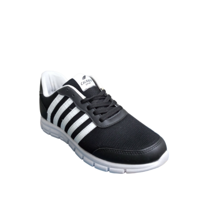Αθλητικά Παπούτσια Calsido με Ρίγες Μαύρο-Λευκό CLD61853-0201