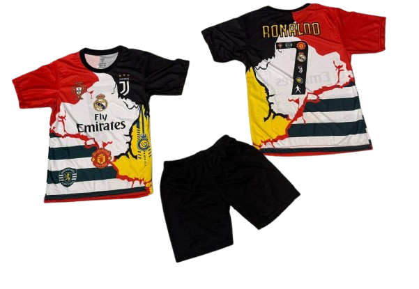 Σετ Παιδική Φανέλα με σορτσάκι Mix Club Ronaldo MX56841RO-RB Σετ Παιδική Φανέλα με σορτσάκι Mix Club Ronaldo MX56841RO-RB