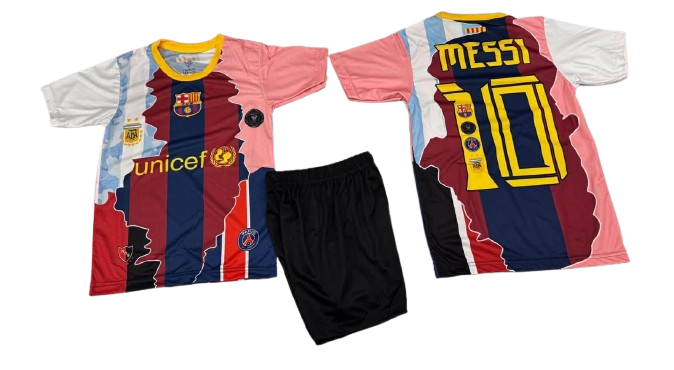 Σετ Παιδική Φανέλα με σορτσάκι Mix Club MESSI MX56841ME-WP