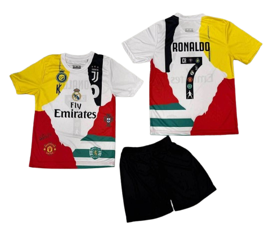Σετ Παιδική Φανέλα με σορτσάκι Mix Club Ronaldo MX56841RO-WY Σετ Παιδική Φανέλα με σορτσάκι Mix Club Ronaldo MX56841RO-WY