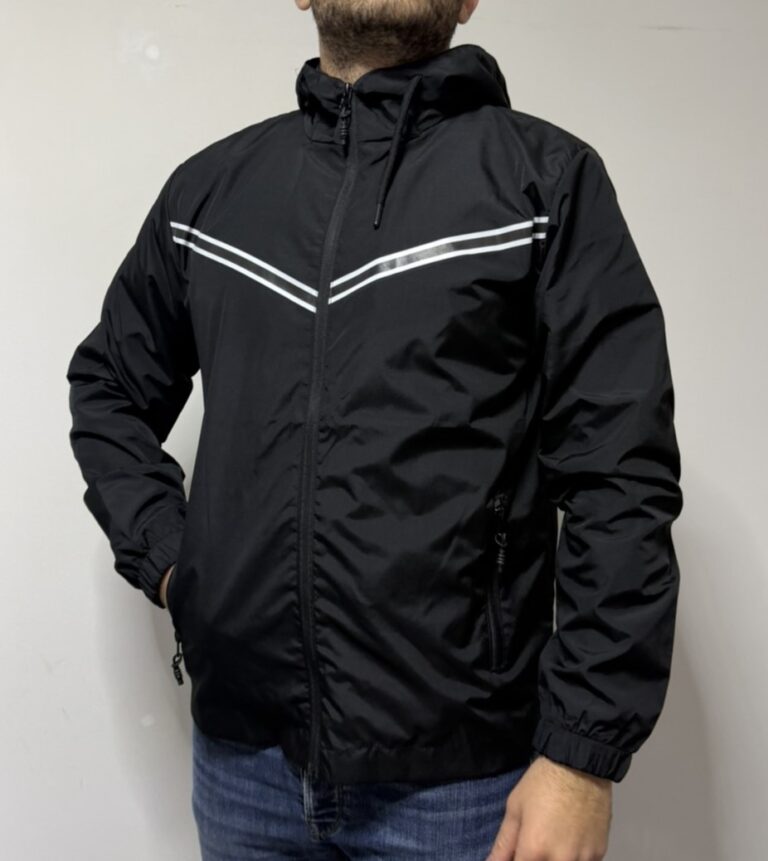 Αντιανεμικό Μπουφάν T-Vento Μαύρο Tech TVT12986-02