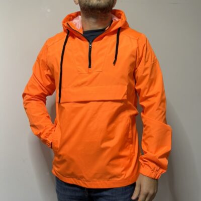 Αντιανεμικό Μπουφάν Τύπου Μπλούζα Κ-Vento Πορτοκαλί Fluo KVT12986-223