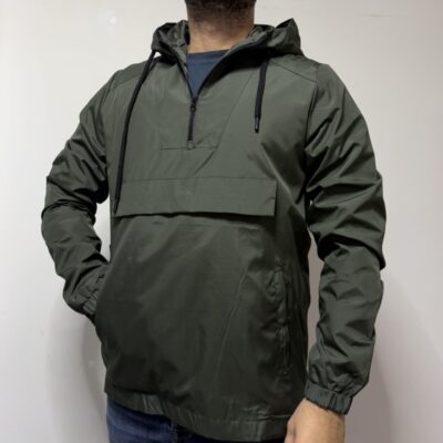 Αντιανεμικό Μπουφάν Τύπου Μπλούζα Κ-Vento Χακί KVT12986-15