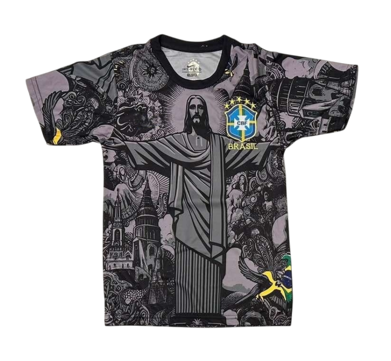 Φανέλα Εθνικής Βραζιλίας Neymar Μαύρο