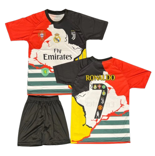 Σετ Παιδική Φανέλα με σορτσάκι Mix Club Ronaldo MX56841RO-RB