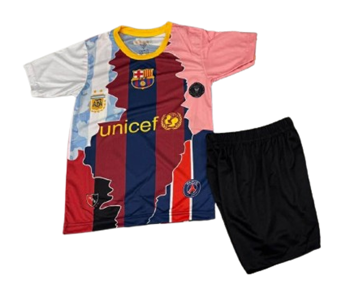 Σετ Παιδική Φανέλα με σορτσάκι Mix Club MESSI MX56841ME-WP Σετ Παιδική Φανέλα με σορτσάκι Mix Club MESSI MX56841ME-WP