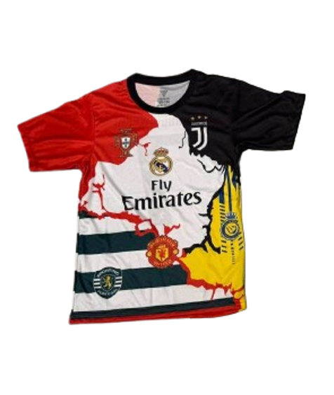 Σετ Παιδική Φανέλα με σορτσάκι Mix Club Ronaldo MX56841RO-RB Σετ Παιδική Φανέλα με σορτσάκι Mix Club Ronaldo MX56841RO-RB