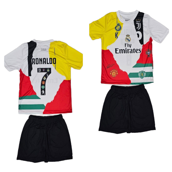 Σετ Παιδική Φανέλα με σορτσάκι Mix Club Ronaldo MX56841RO-WY