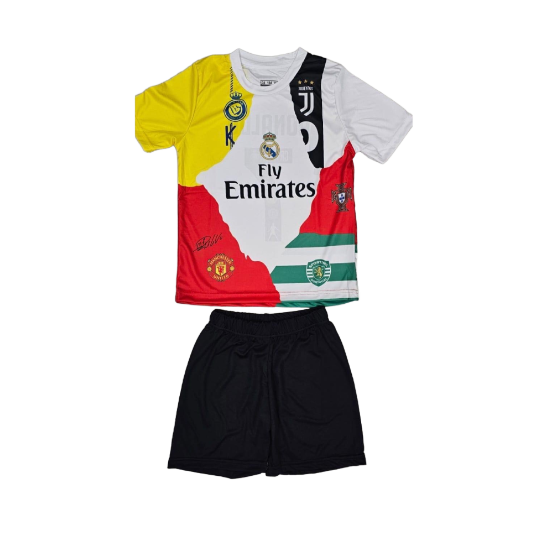 Σετ Παιδική Φανέλα με σορτσάκι Mix Club Ronaldo MX56841RO-WY Σετ Παιδική Φανέλα με σορτσάκι Mix Club Ronaldo MX56841RO-WY