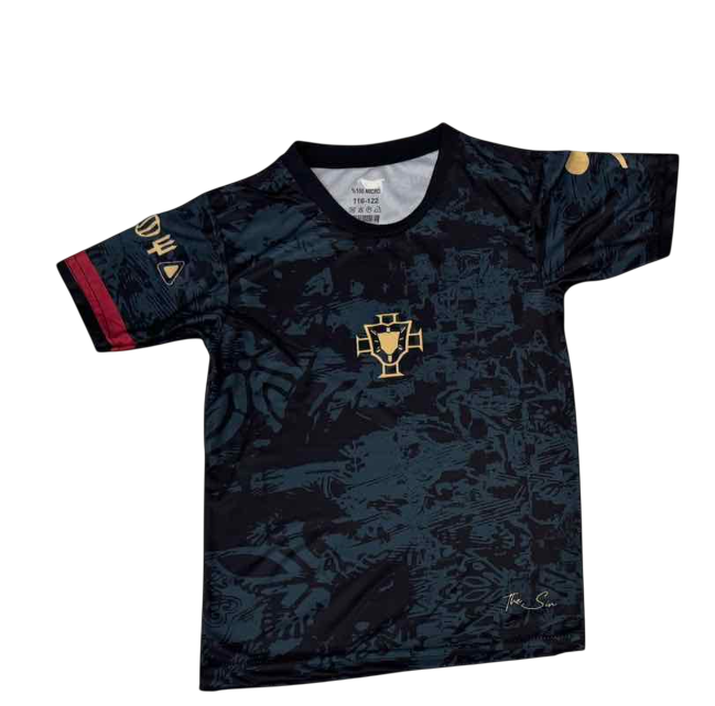 Φανέλα Εθνικής Πορτογαλίας Ronaldo Μαύρο