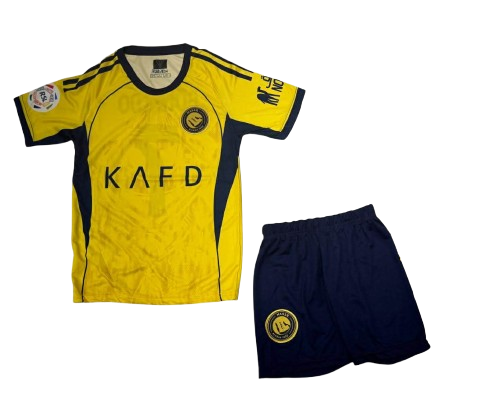 Σετ Παιδική Φανέλα Al Nassr με Σορτσάκι Ronaldo Κίτρινο NSR4656R7-07 Σετ Παιδική Φανέλα Al Nassr με Σορτσάκι Ronaldo Κίτρινο NSR4656R7-07