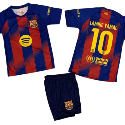 Σετ Παιδική Φανέλα Barcelona με Σορτσάκι Yamal