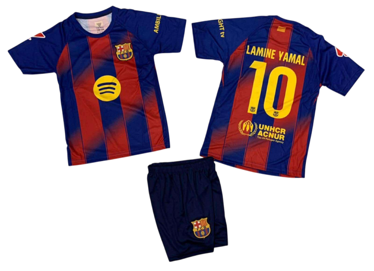Σετ Παιδική Φανέλα Barcelona με Σορτσάκι Yamal