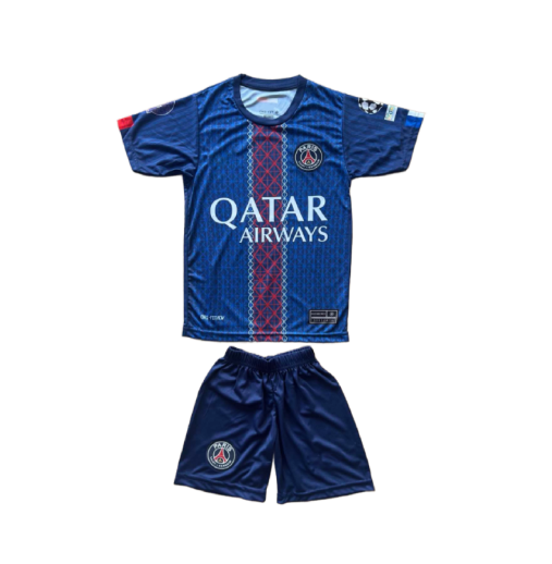 Σετ Παιδική Φανέλα PSG με Σορτσάκι Doue Μπλε PSG4656D Σετ Παιδική Φανέλα PSG με Σορτσάκι Doue Μπλε PSG4656D