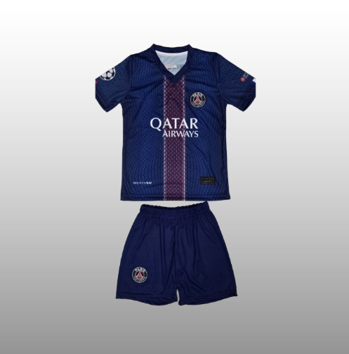 Σετ Παιδική Φανέλα PSG με Σορτσάκι Kvaratskhelia Μπλε PSG4656-K7 Σετ Παιδική Φανέλα PSG με Σορτσάκι Kvaratskhelia Μπλε PSG4656-K7