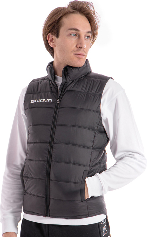 Αμάνικο Μπουφάν Spagna Givova Μαύρο G016-0010 Αμάνικο Μπουφάν Spagna Givova Μαύρο G016-0010