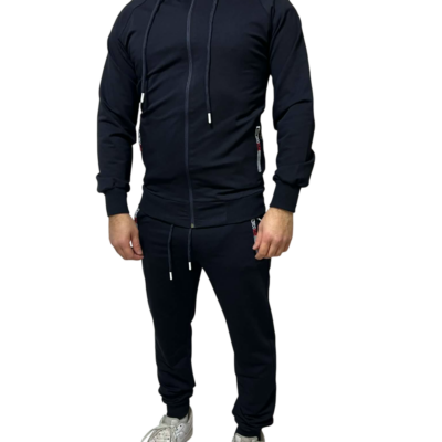 Αθλητικό Σετ Φόρμας Slim Fit Μπλε Σκούρο TomyyGlair TG1999-55