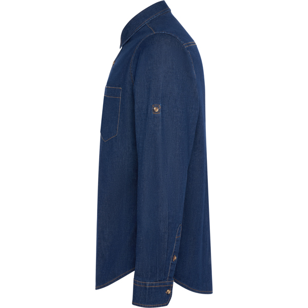 Ανδρικό Μακρυμάνικο Πουκάμισο lujan Roly Blue Jean CM6706-143 Ανδρικό Μακρυμάνικο Πουκάμισο lujan Roly Blue Jean CM6706-143
