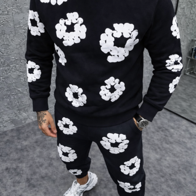 Unisex Αθλητικό Σετ Φόρμας Μαύρο DT17665-02