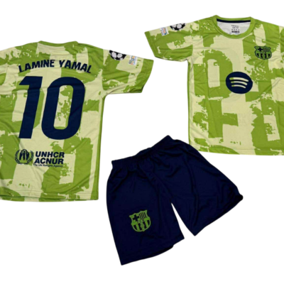 Σετ Παιδική Φανέλα Barcelona με Σορτσάκι Yamal Πράσινο BCL55326Y-10