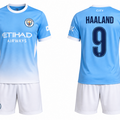 Σετ Παιδική Φανέλα Manchester City με Σορτσάκι Haaland MC55327-H9